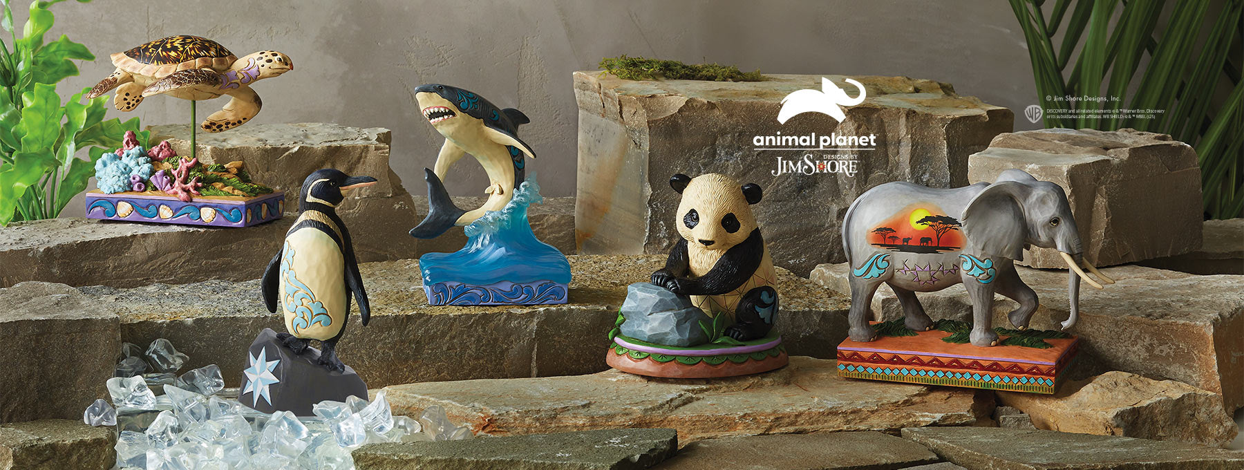 Jim Shore Animal Planet figurines