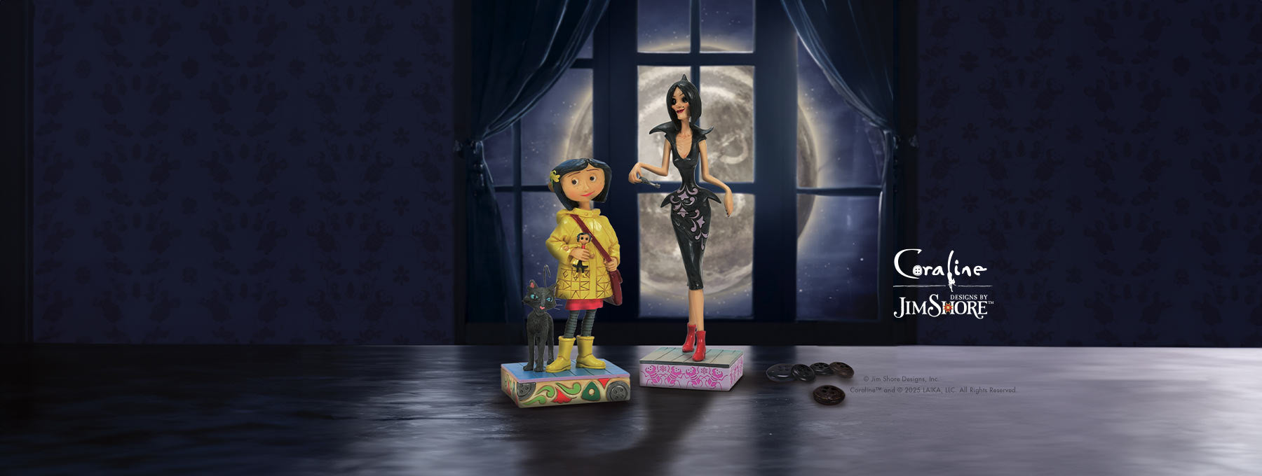Jim Shore Coraline figurines