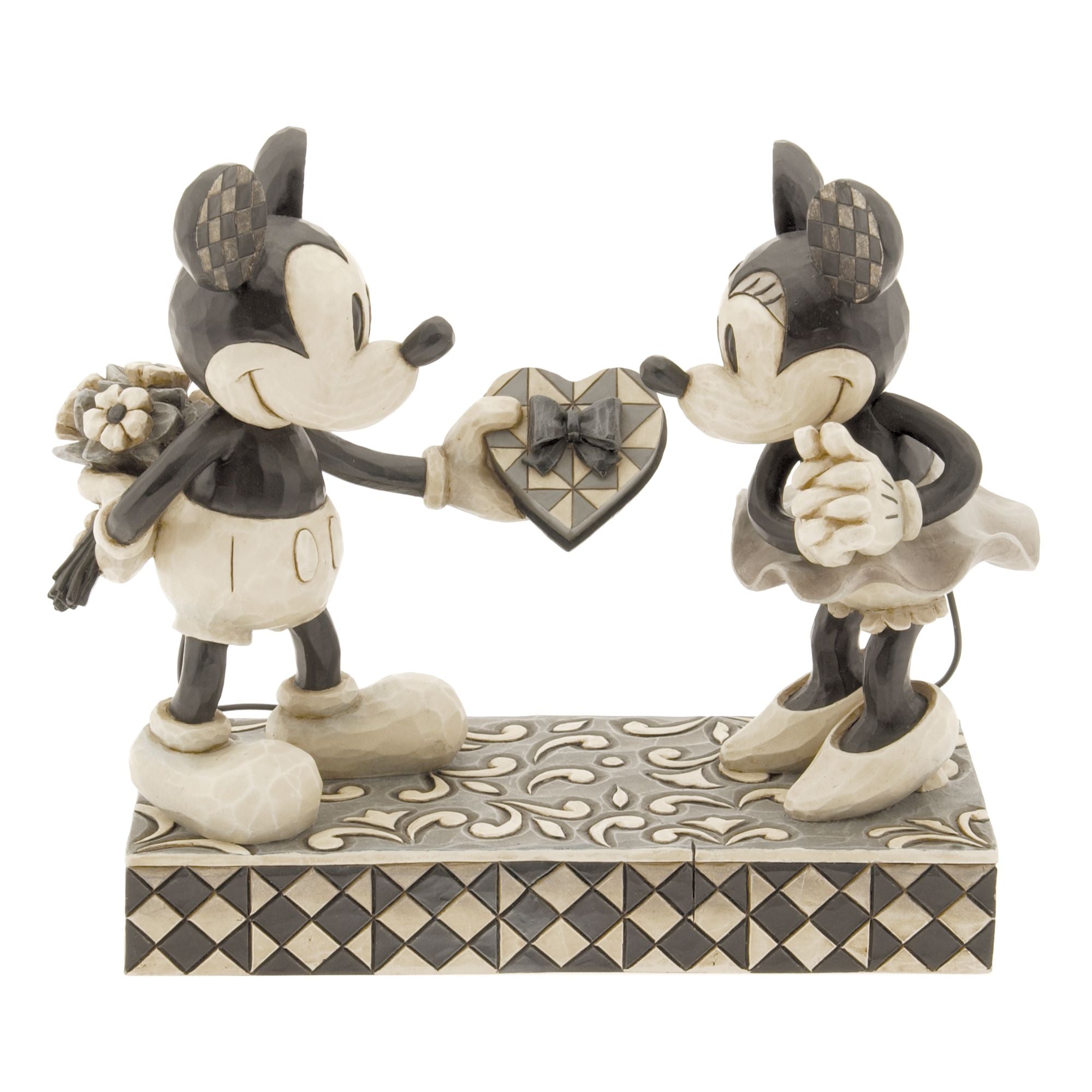 Disney sold Traditions by Jim Shore Mickey and Minnie Mouse Sledding Sweethearts