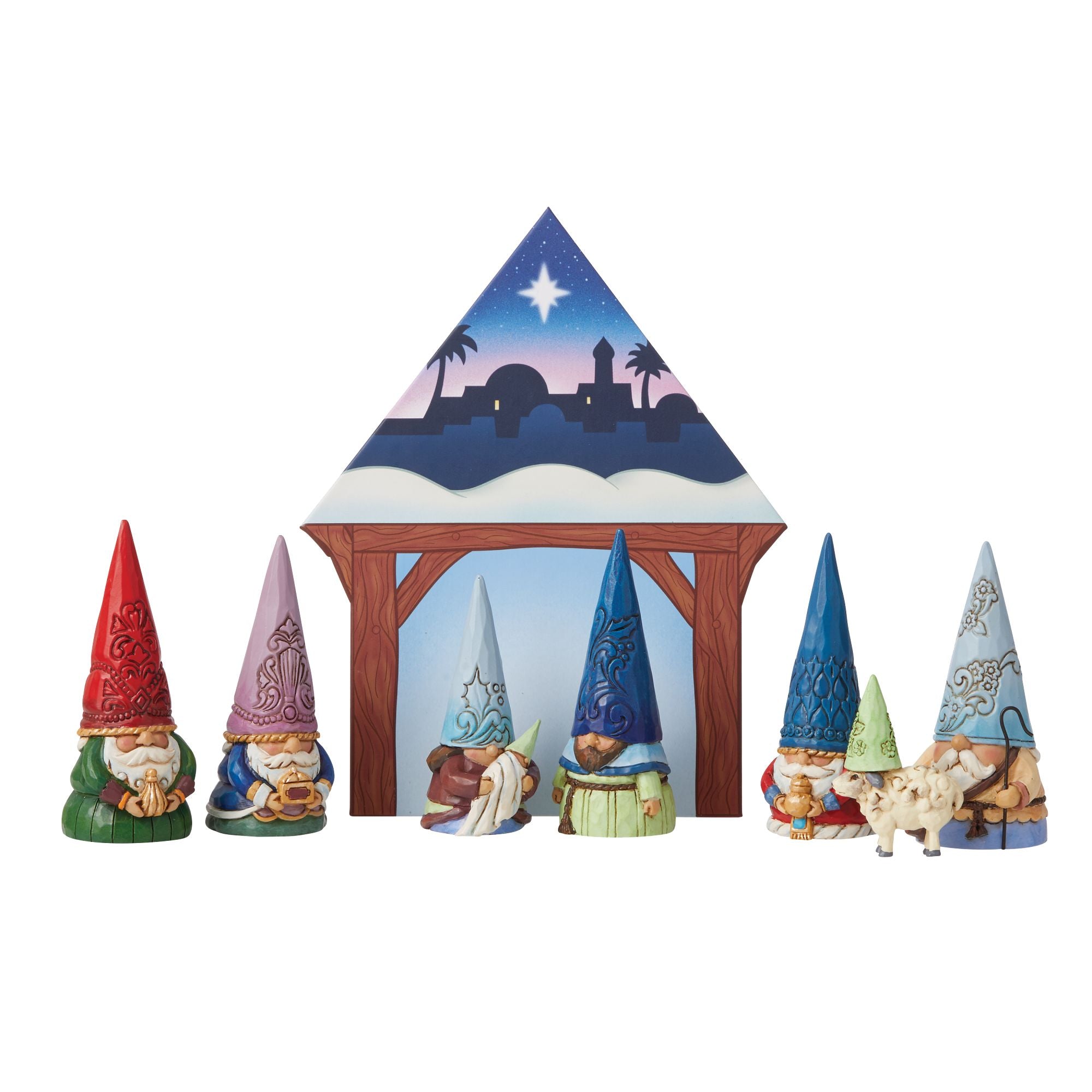 Gnome Nativity retailer 7 Piece Set