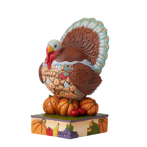 Caroline's Treasures BB9351WTKT Jersey Buff Turkey Hen Christmas