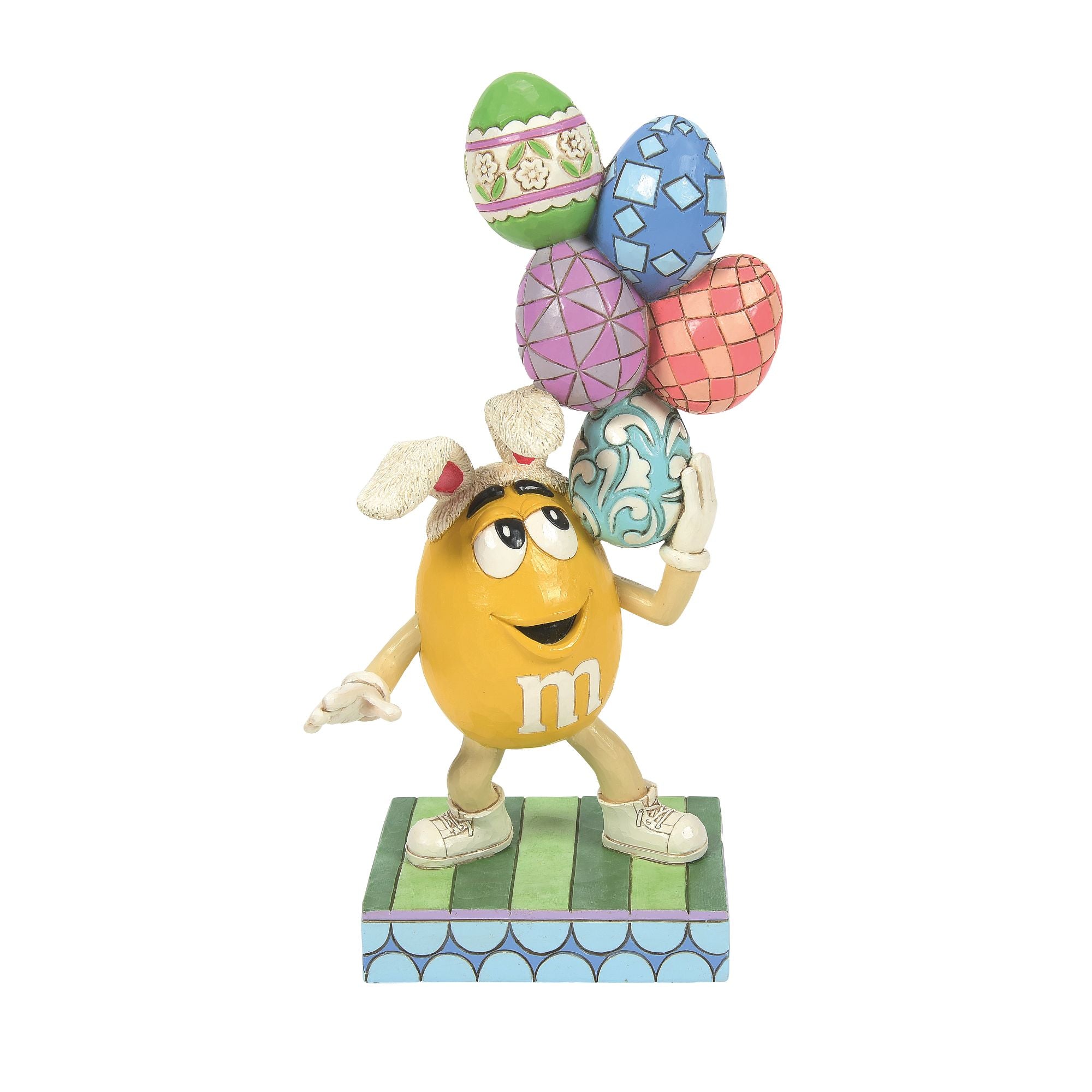 M&M'S Yellow Character w/Eggs – Jim Shore
