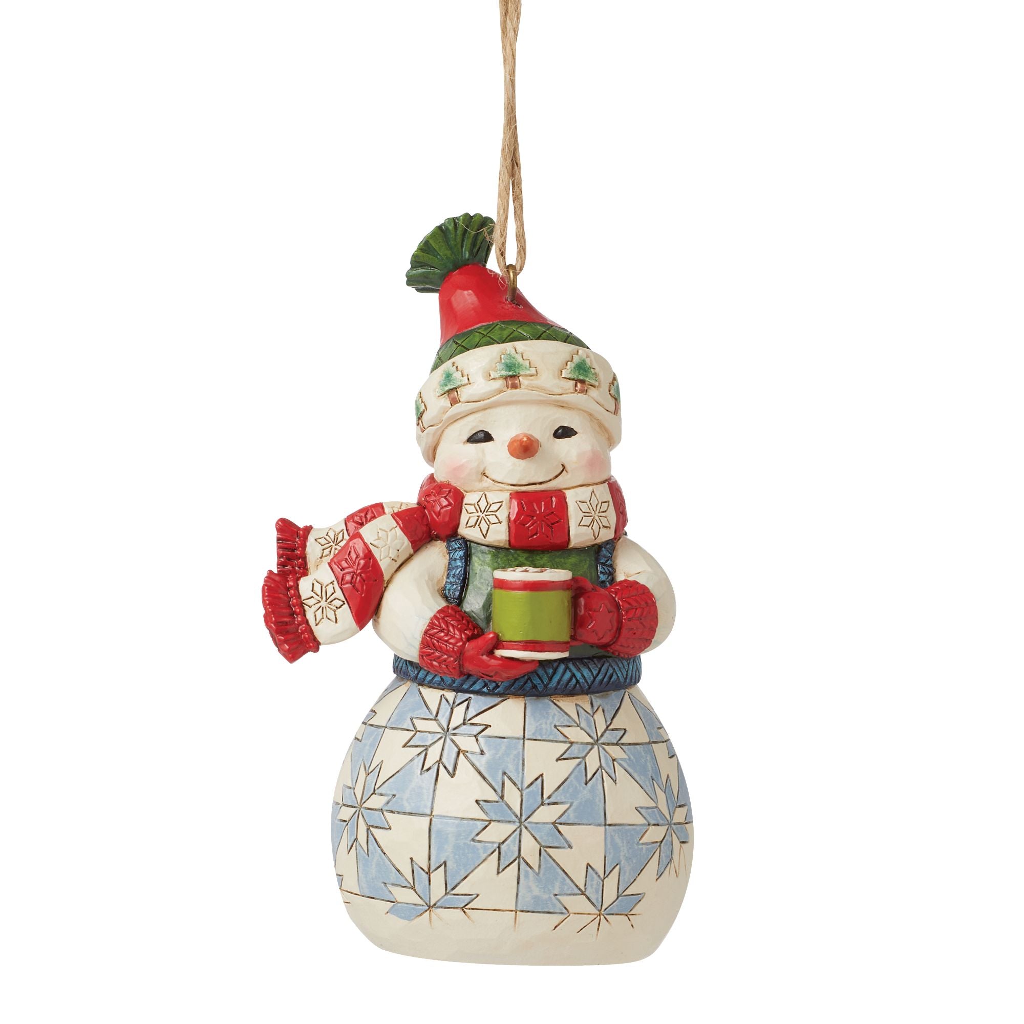 送料無料 通販 激安 Snowman with Shore Jim – Ornament Cocoa アイドルグッズ