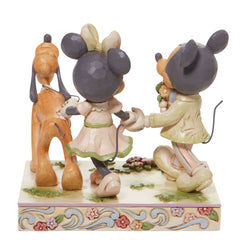 White Woodland Mickey&Minnie