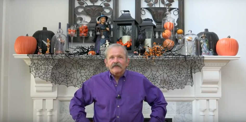 Jim Shore's Halloween Mantel