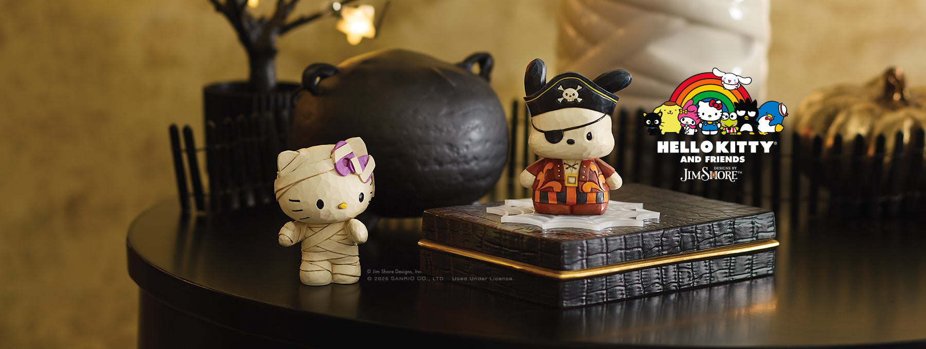 Jim Shore Sanrio Halloween figurines