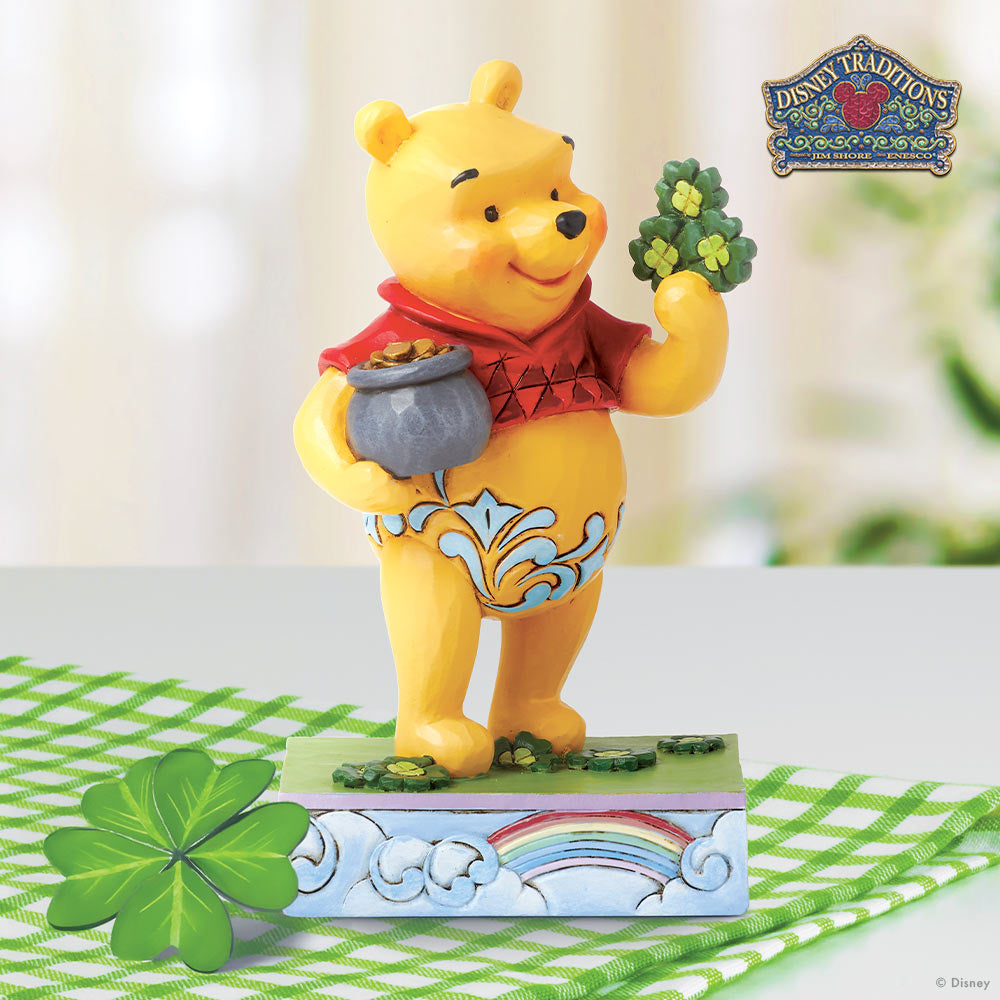 Jim Shore Pooh Clovers figurine