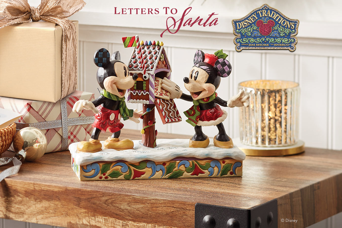 Mickey Mouse and Minnie Mouse figurine