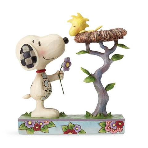 Snoopy with Woodstock in Nest