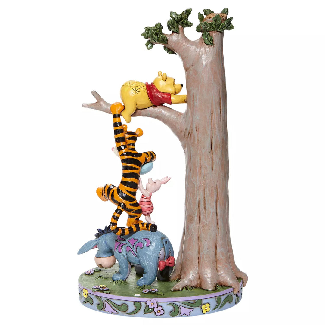 Tree with Pooh and friends