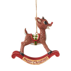 Rudolph Rocking Horse Ornament