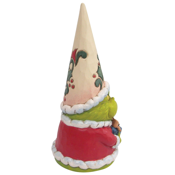 Grinch Gnome Holding Present