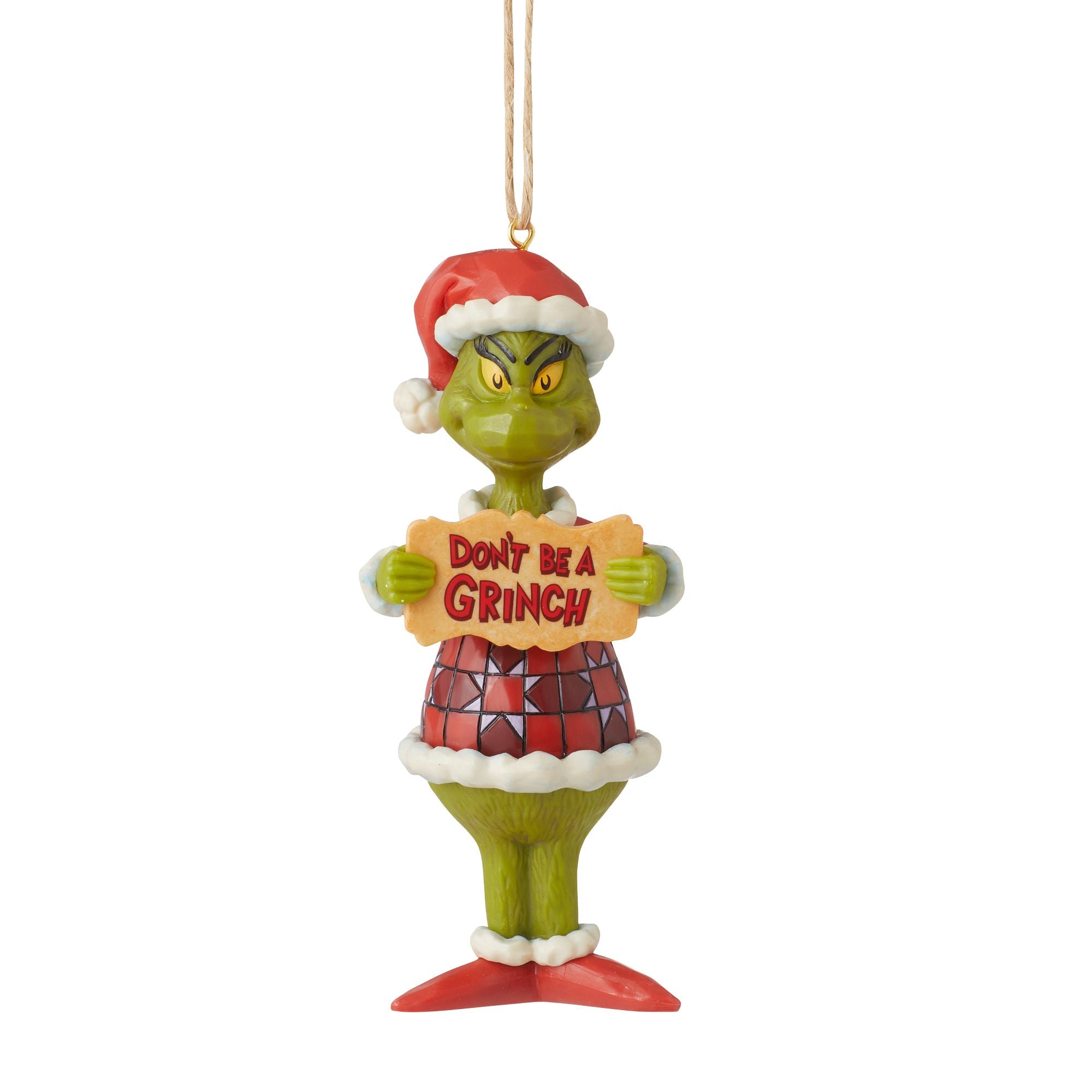 Grinch Don't Be Grinch PVC Orn