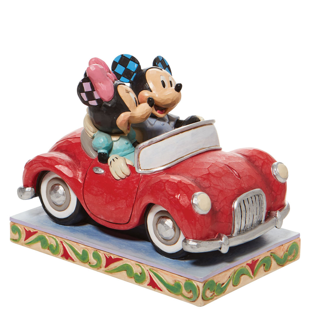 Minnie and Mickey in Car