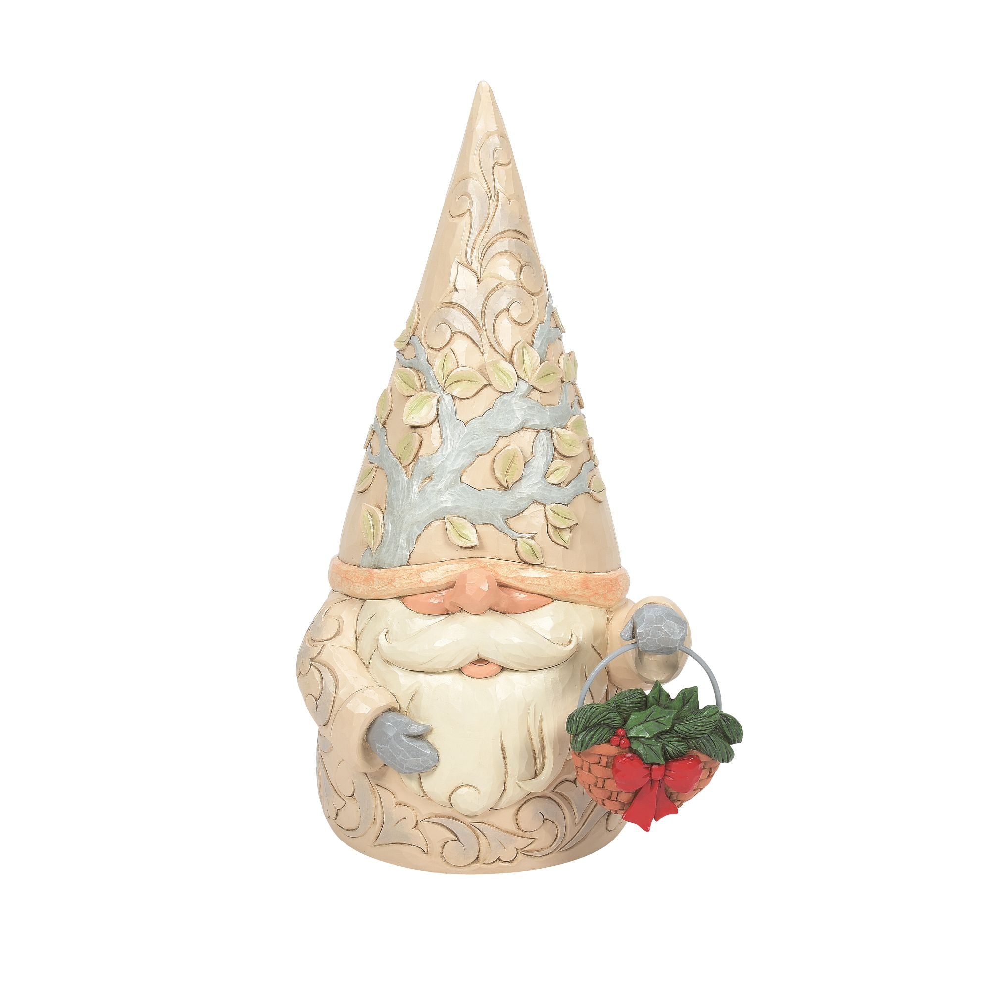 Gnome Statue with 4 Baskets