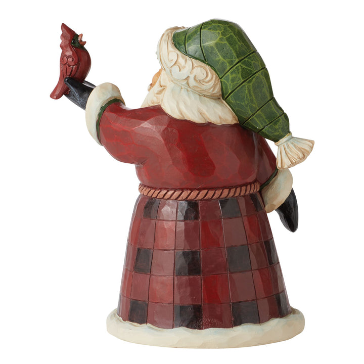 Pint Sized Buffalo Plaid Santa