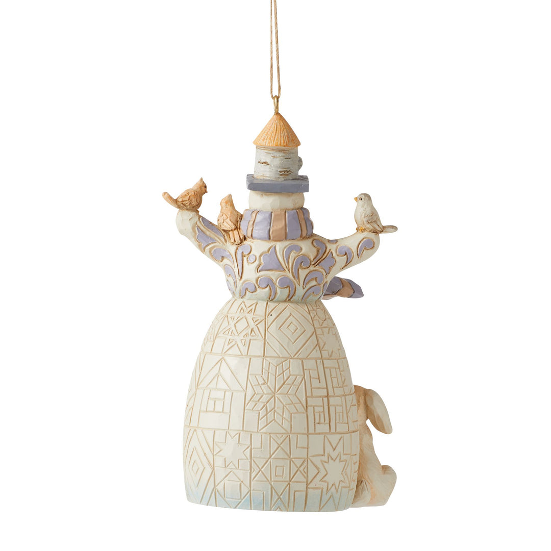 Woodland Snowman ornament