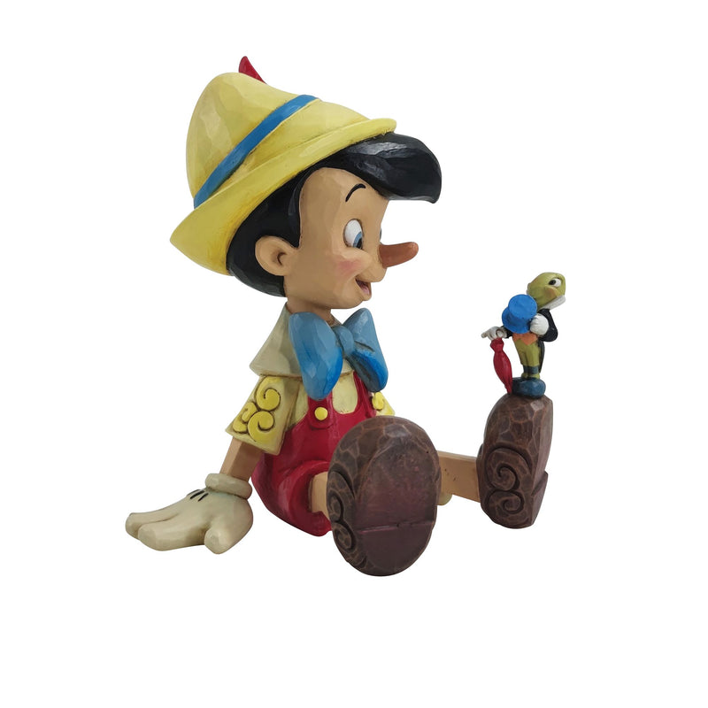 Pinocchio & Jiminy Sitting – Jim Shore