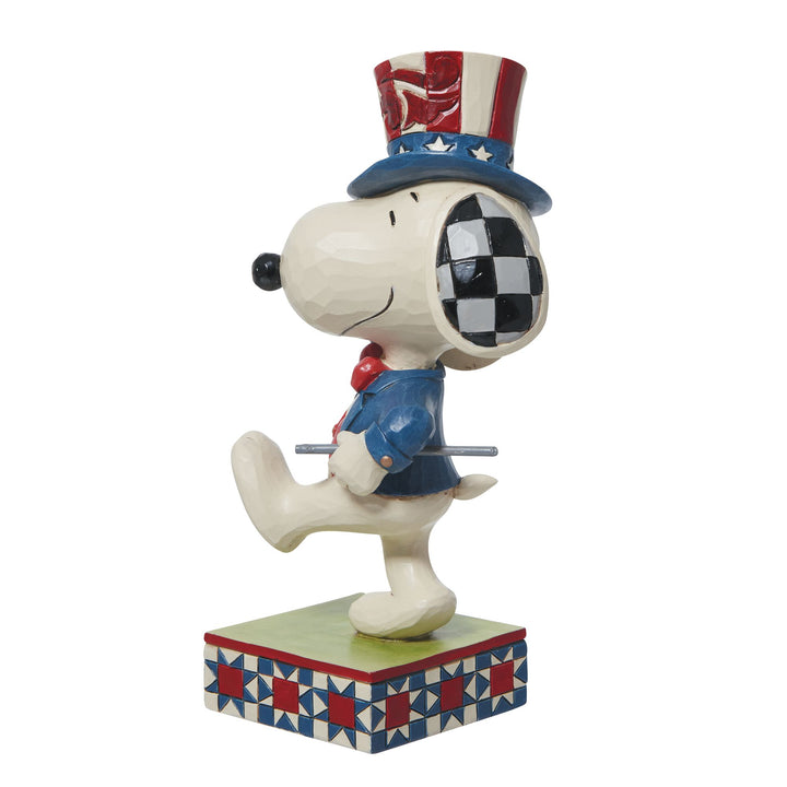 Patriotic Snoopy Marching