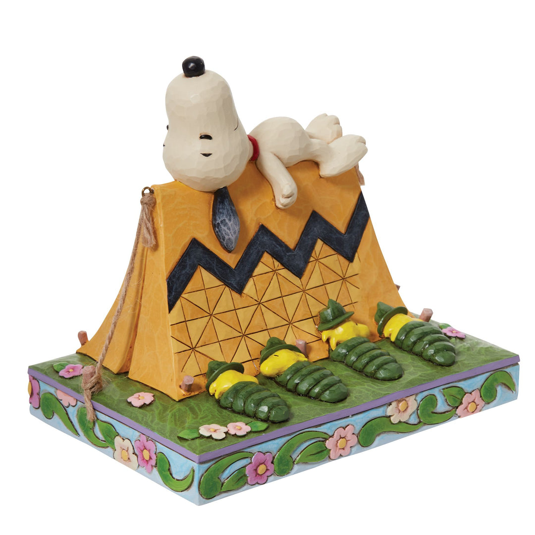 Snoopy & Woodstock Camping