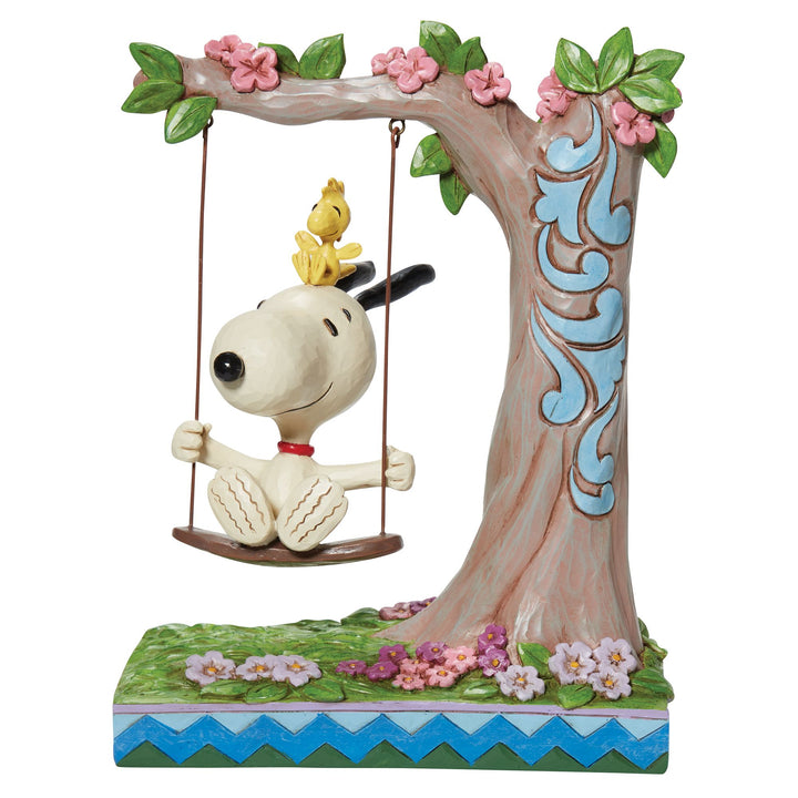 Snoopy & Woodstock on Swing