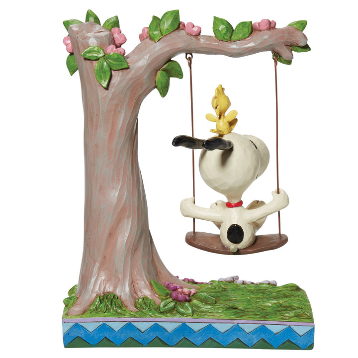 Snoopy & Woodstock on Swing