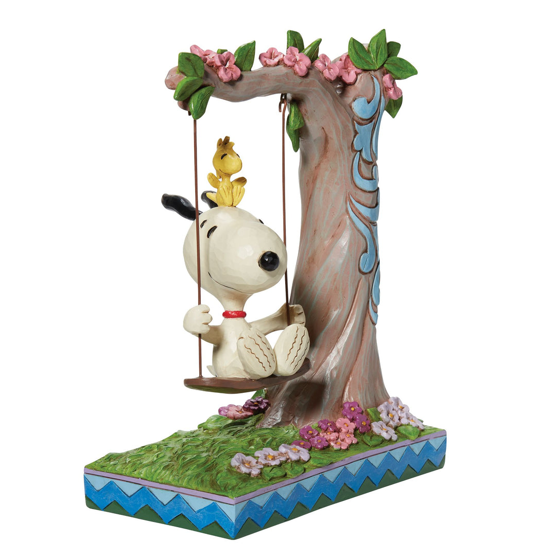 Snoopy & Woodstock on Swing