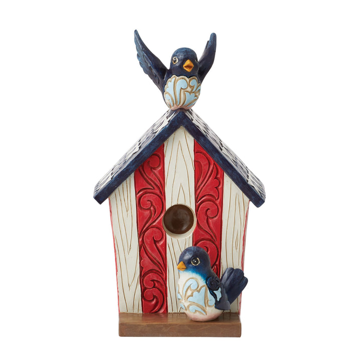 Patriotic Decorative Birdhouse