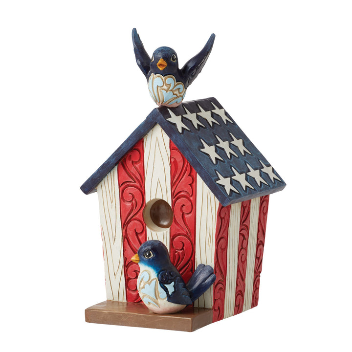 Patriotic Decorative Birdhouse