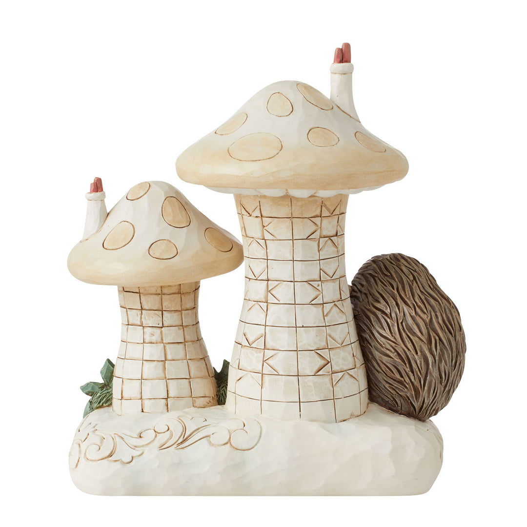 Woodland Lited Mushroom House