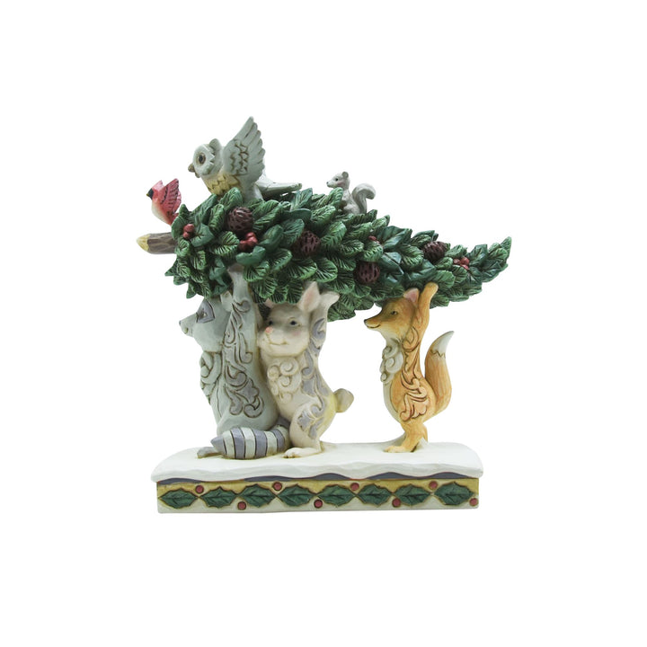 Woodland Animals Carrying Tree