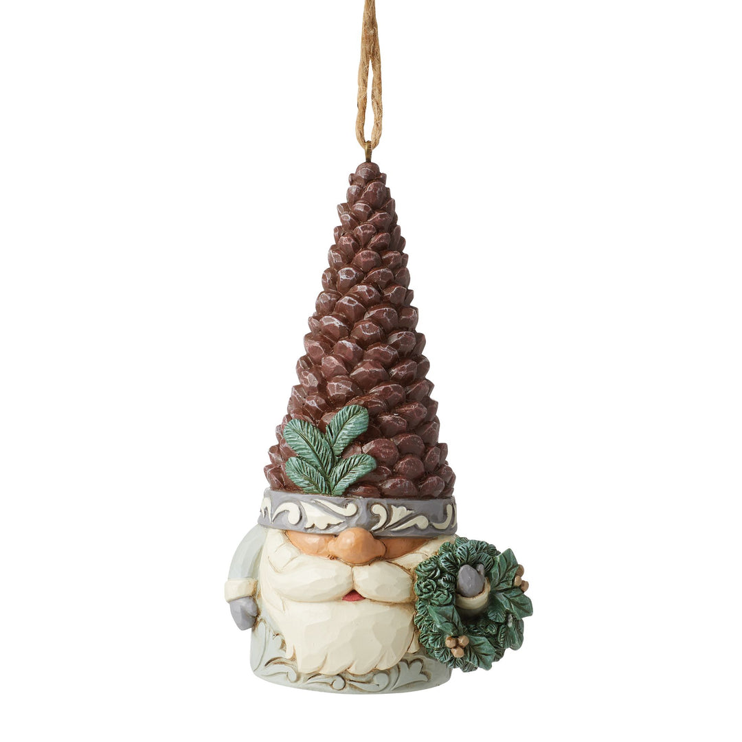 Woodland Gnome Pinecone Orna