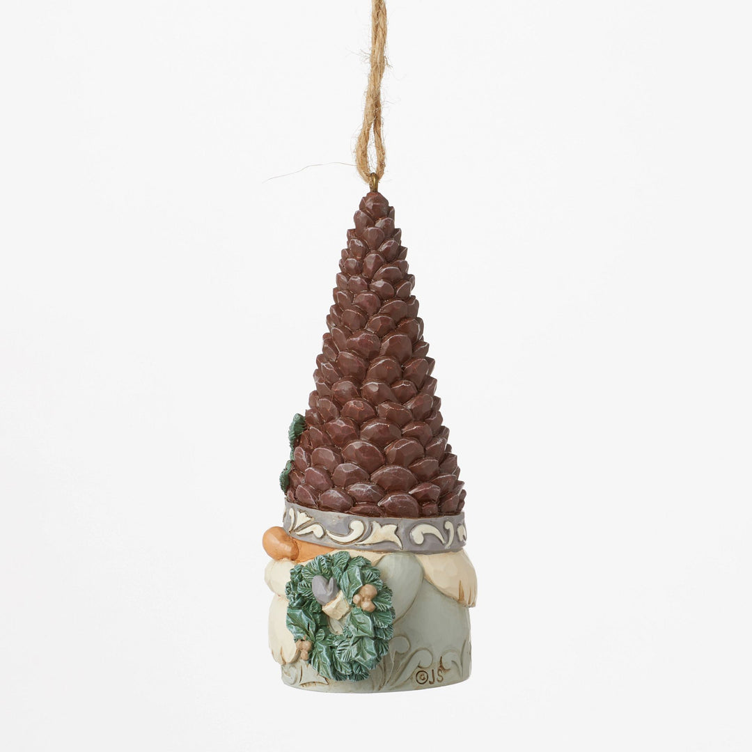 Woodland Gnome Pinecone Orna