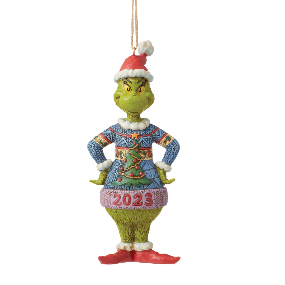 Dated 2023 Grinch Ornament