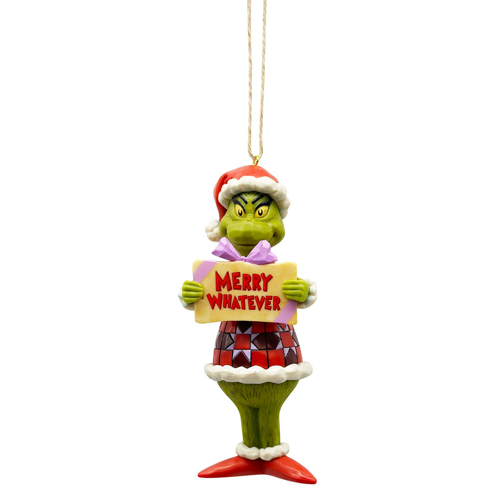 Merry Whatever Grinch PVC Orn