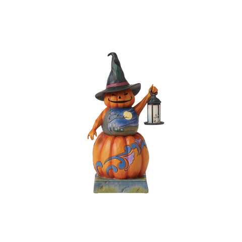Stacked Pumpkin Witch