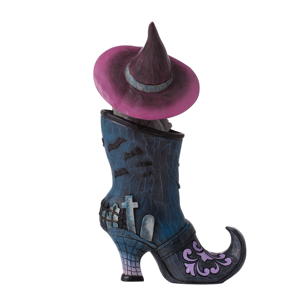 Witch's Boot with Black Cat