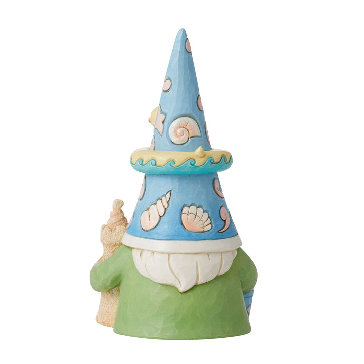 Coastal Gnome and Sandcastle