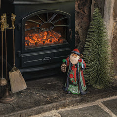 Holiday Manor Santa with Cane