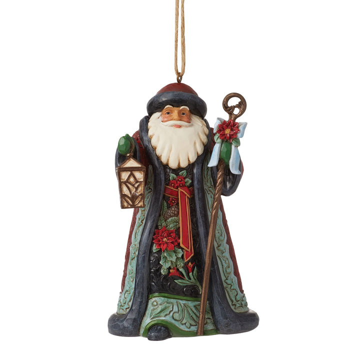 Holiday Manor Santa Cane Orn