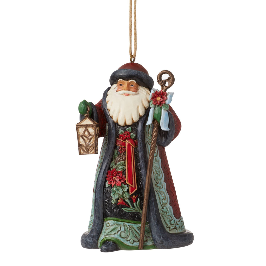 Holiday Manor Santa Cane Orn