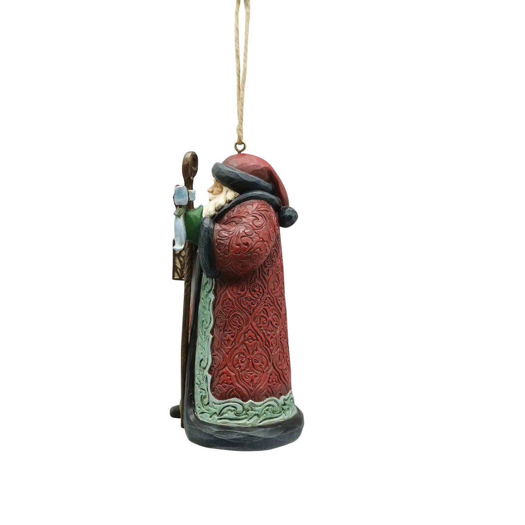 Holiday Manor Santa Cane Orn