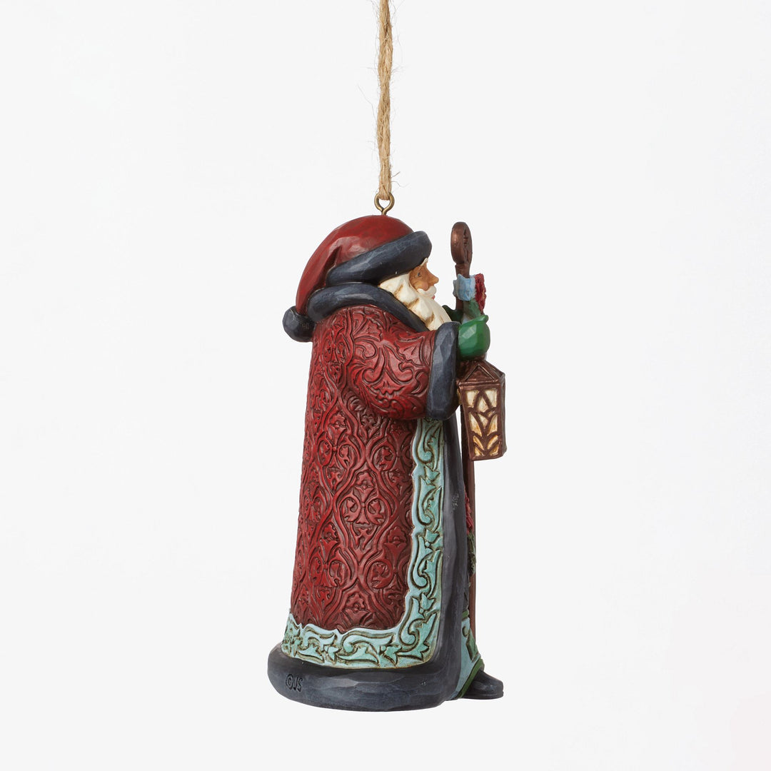 Holiday Manor Santa Cane Orn