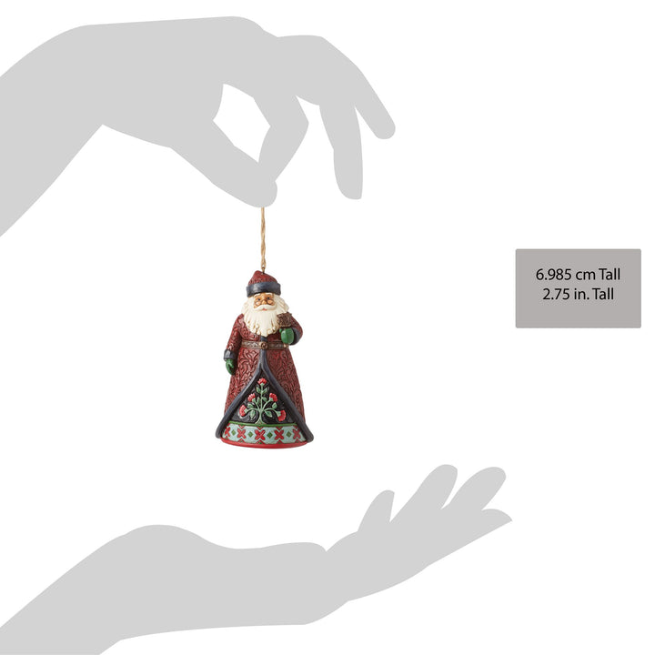 Holiday Manor Santa Bell Orn