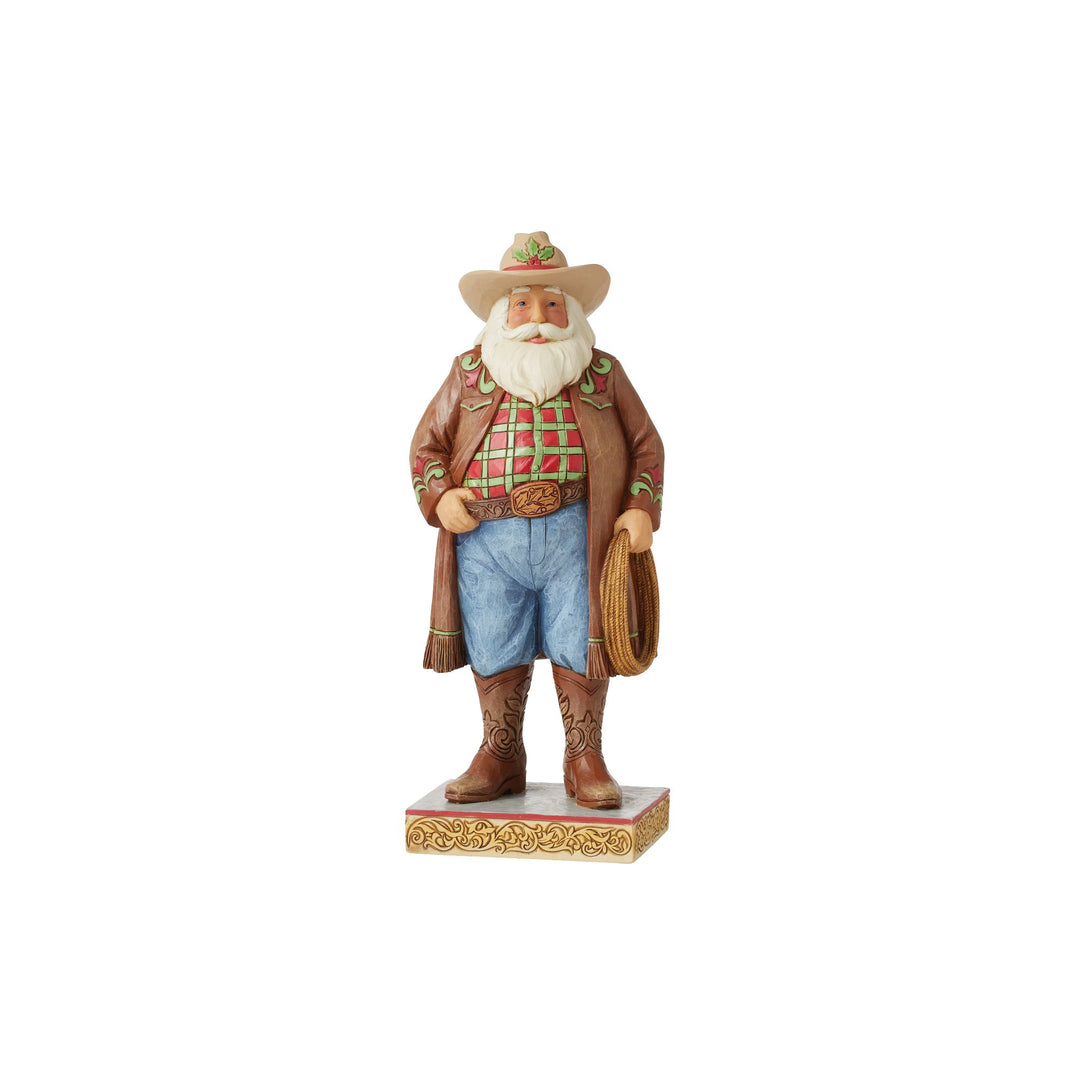 Western Santa Figurine