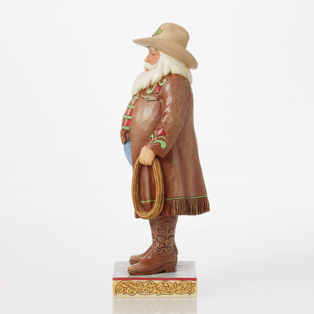 Western Santa Figurine