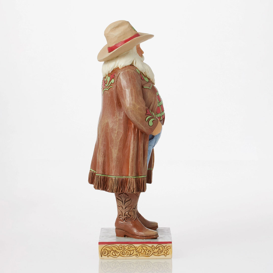 Western Santa Figurine