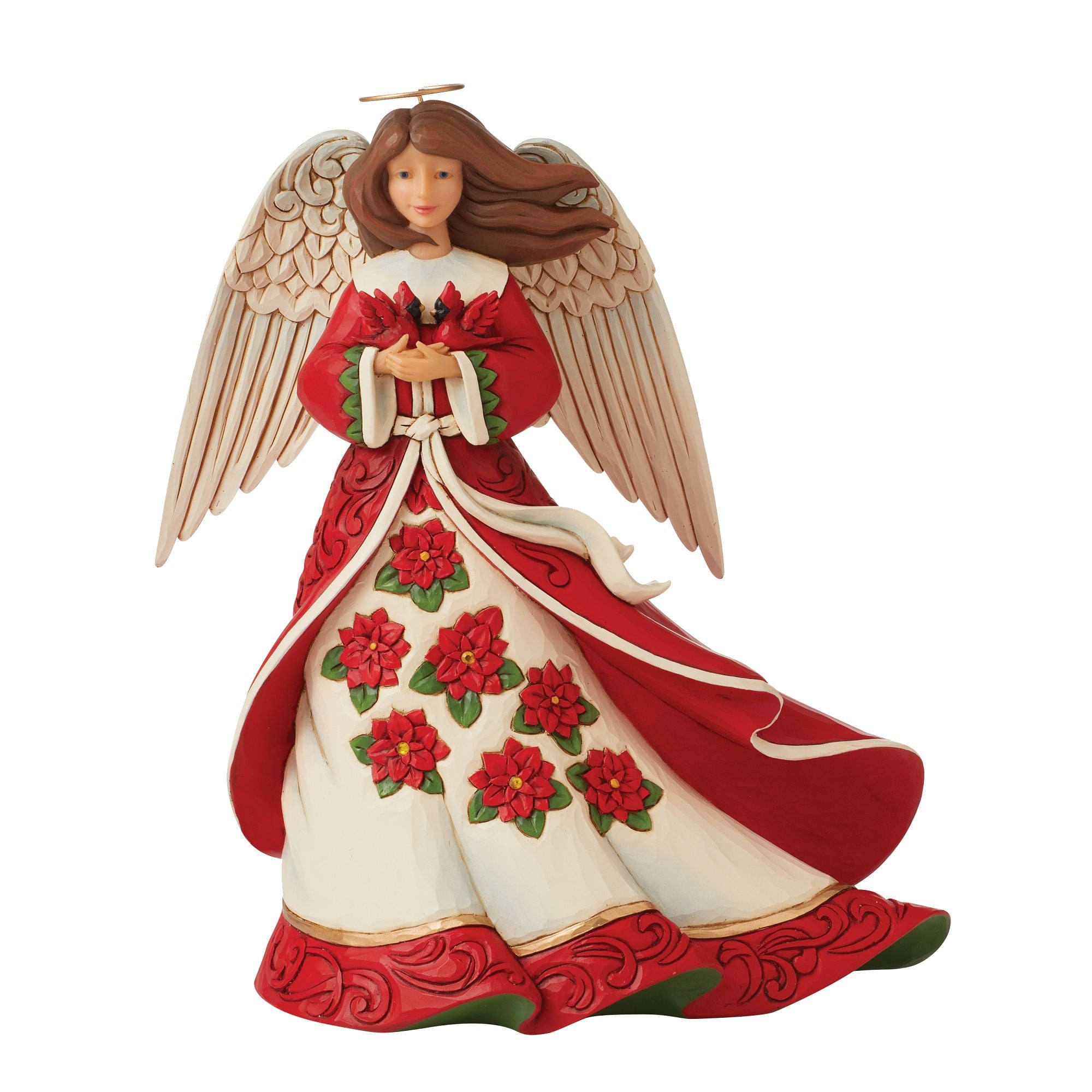 Red Christmas Angel Figurine – Jim Shore