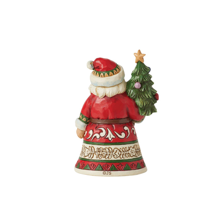 Mini Santa Holding Tree