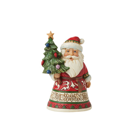 Mini Santa Holding Tree